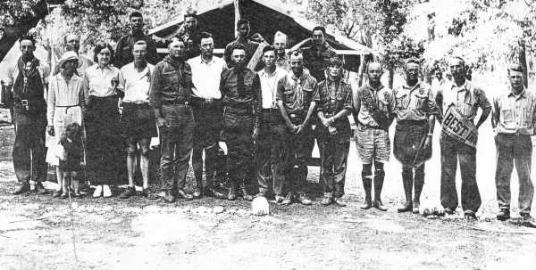 First summer camp staff in 1931