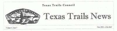Masthead of Texas Trails News