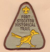 Fort Stockton Historical Trail Patch