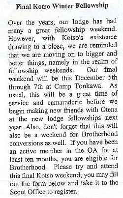Final OA Winter Fellowship 2003